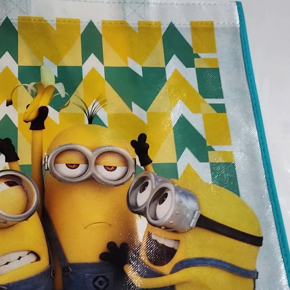 Despicable Me Teal & Yellow Minions Tote Bag